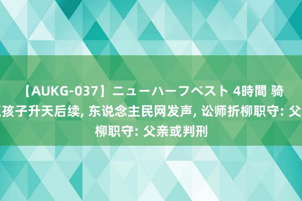 【AUKG-037】ニューハーフベスト 4時間 骑行被碾压孩子升天后续, 东说念主民网发声, 讼师折柳职守: 父亲或判刑