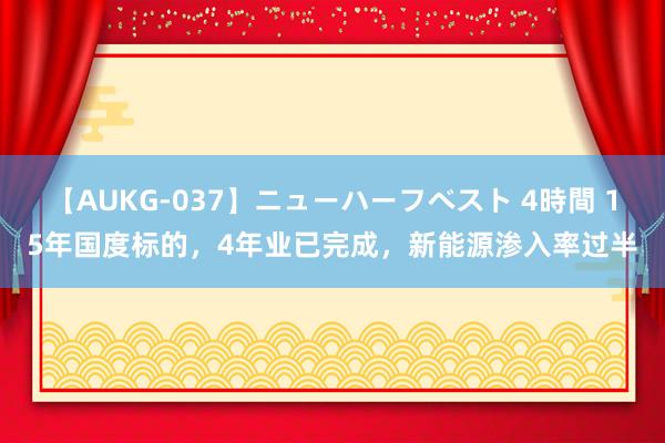 【AUKG-037】ニューハーフベスト 4時間 15年国度标的，4年业已完成，新能源渗入率过半