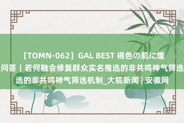 【TOMN-062】GAL BEST 褐色の肌に煌く汗 学习《决定》逐日问答丨若何融会修复群众实名推选的非共鸣神气筛选机制_大皖新闻 | 安徽网